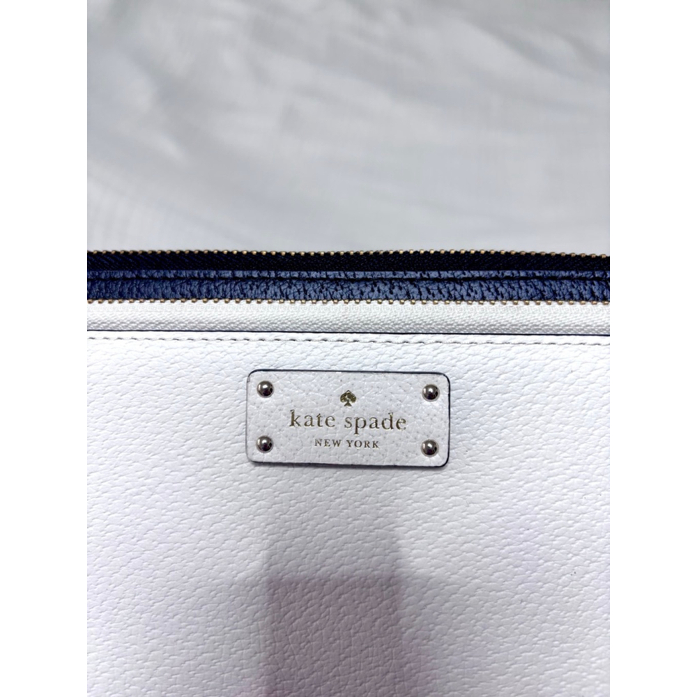 Women's Kate Spade Wallet One Size White Black Gold accents - Picture 6 of 13